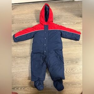 GAP Red and Navy Snowsuit